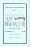 1956 Music Under the Stars Song Fest