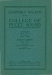 1918-1919 Bulletin by University of Puget Sound
