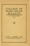 1923-1924 Bulletin by University of Puget Sound