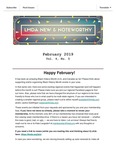 LMDA New & Noteworthy, February 2019 by Martine Kei Green-Rogers, Thomas Choinacky, and Jeremy Stoller