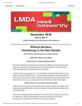 LMDA New and Noteworthy, November 2020 by Clare Drobot, Olivia O’Connor, and Mark Blankenship