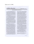 LMDA Review, volume 8, issue 1 by Jayme Koszyn, Scott T. Cummings, Susan Jonas, Lynn M. Thomson, Geoff Proehl, Cindy SoRelle, John Lutterbie, and Richard Pettengill